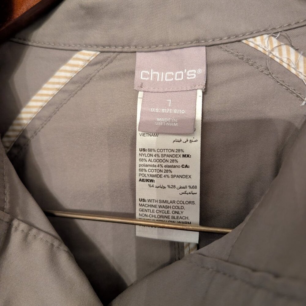 Chico's button up jacket - Picture 3 of 5